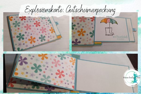 Mehr über den Artikel erfahren Popping Flap Karte – Wahre Freundschaft ist Wetterfest!